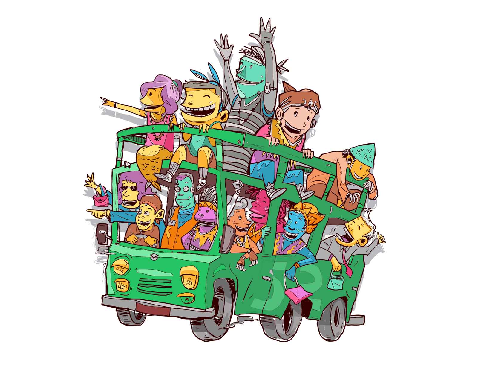 Karya Ilustrasi yang Menghidupkan Cerita dan Jejak Kreatif Hokg Studio