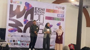 Koorprodi S1 Pendidikan Seni Rupa Unnes Tekankan Pentingnya Ruang Seni dalam Sambutan Pembukaan Wara Exhibition