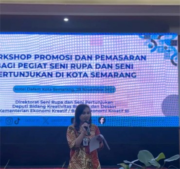 Kadisbudpar Kota Semarang Buka Workshop Promosi dan Pemasaran bagi Pegiat Seni