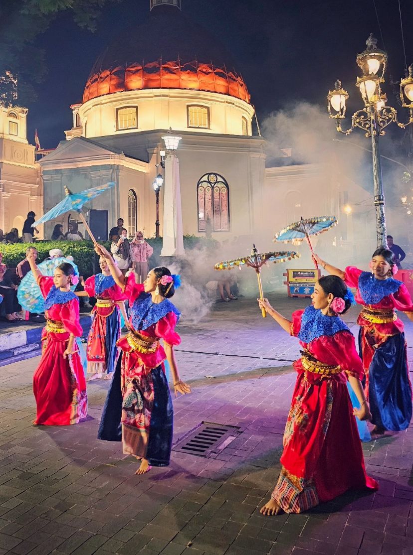 Kresem Art Street Meriahkan Akhir Pekan di Kota Lama Semarang