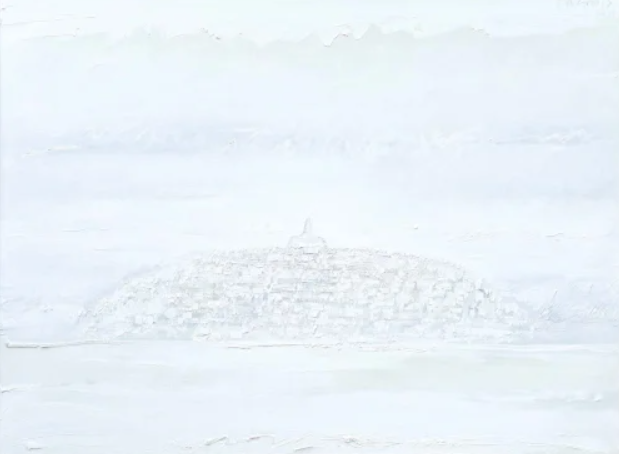 Keheningan dalam Warna: Moment of Contemplation 2017 Karya Langka Srihadi Soedarsono