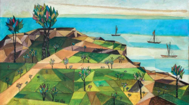 Boats karya Ries Mulder: Jejak Modernisme Langka yang Hadir di Global Auction 2025