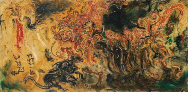 Pertarungan Abadi di Kanvas: Barong & Rangda Affandi Menyala di Global Auction 2025