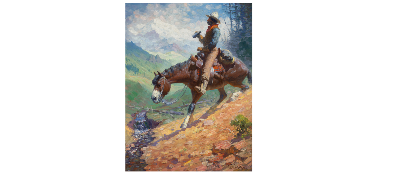 Memburu Nilai di Kanvas: “Looking for Bighorn” Karya William Robinson Leigh Masuk Arena Lelang