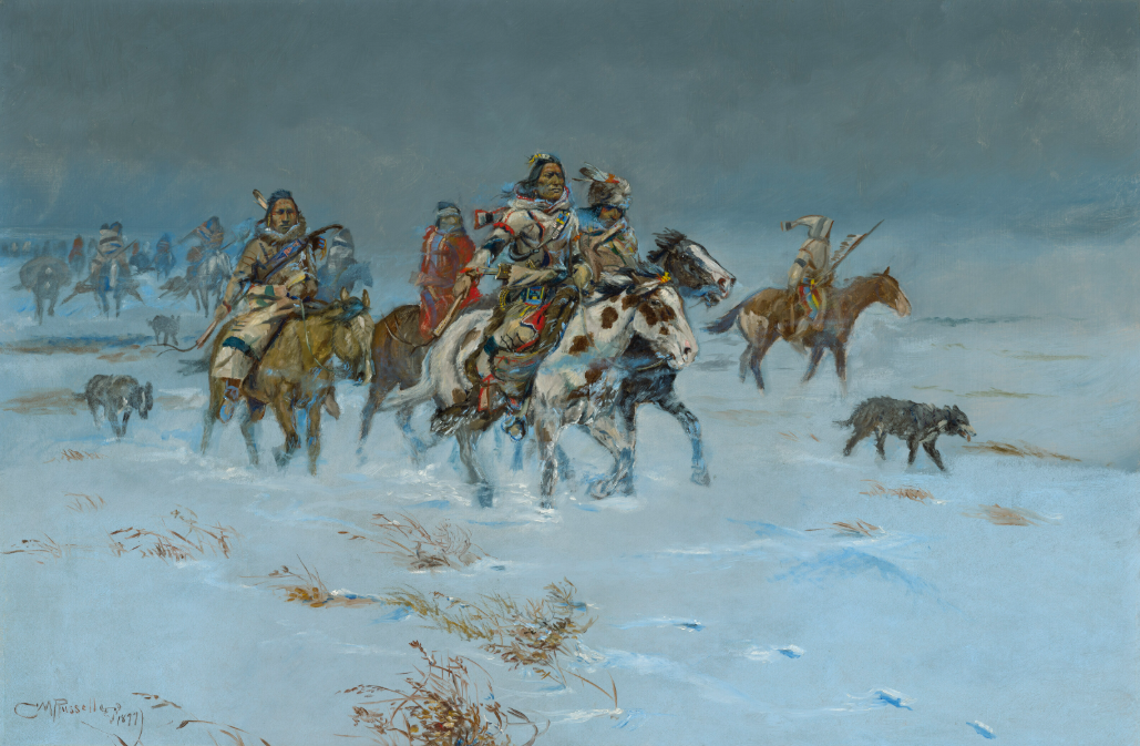 Jejak Sunyi di Jalur Legenda: Membaca The Whoop-Up Trail Karya Charles M. Russell