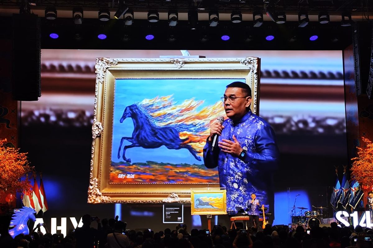 Ketika Lukisan Bicara Lebih Keras dari Kata-Kata: Lukisan karya Susilo Bambang Yudhoyono (Presiden RI ke-6) Terjual dengan Harga Fantastis