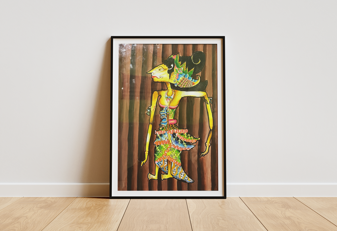 Lukisan Srikandi: Representasi Budaya Indonesia Karya Mahira yang Dilelang di Rasanya Lelang Karya