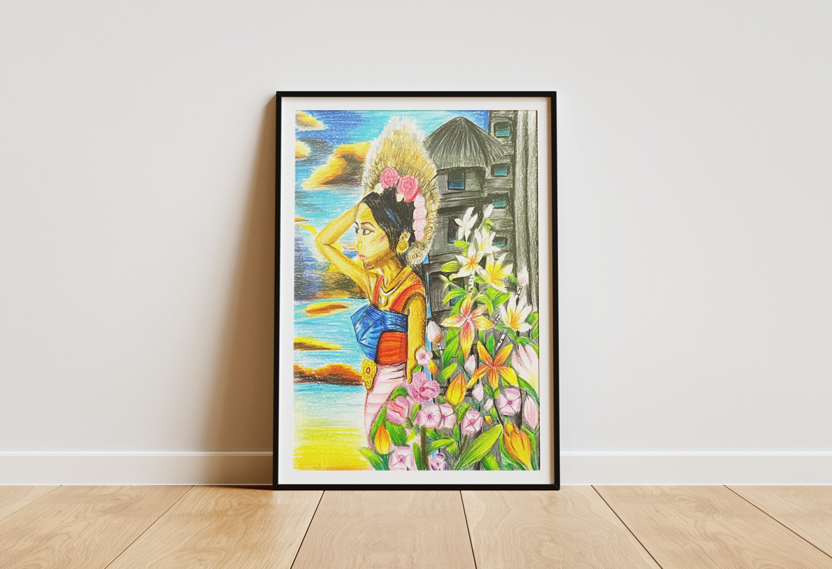 Gadis Bali: Pesona Alam dan Budaya dalam Karya Mahira yang Hadir di Lelang Rasanya Lelang Karya