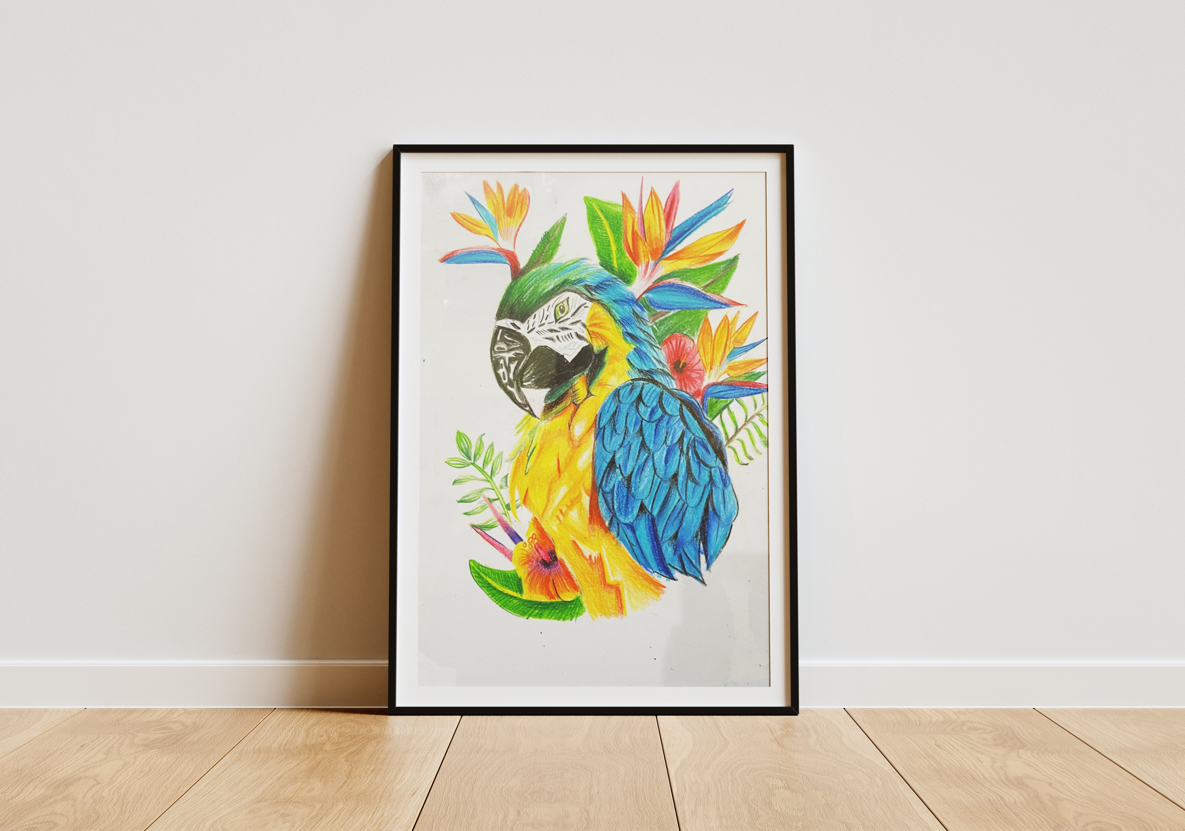 Kicau Warna-Warni dari Tangan Muda: Cerita Alam dan Budaya di Atas Kanvas