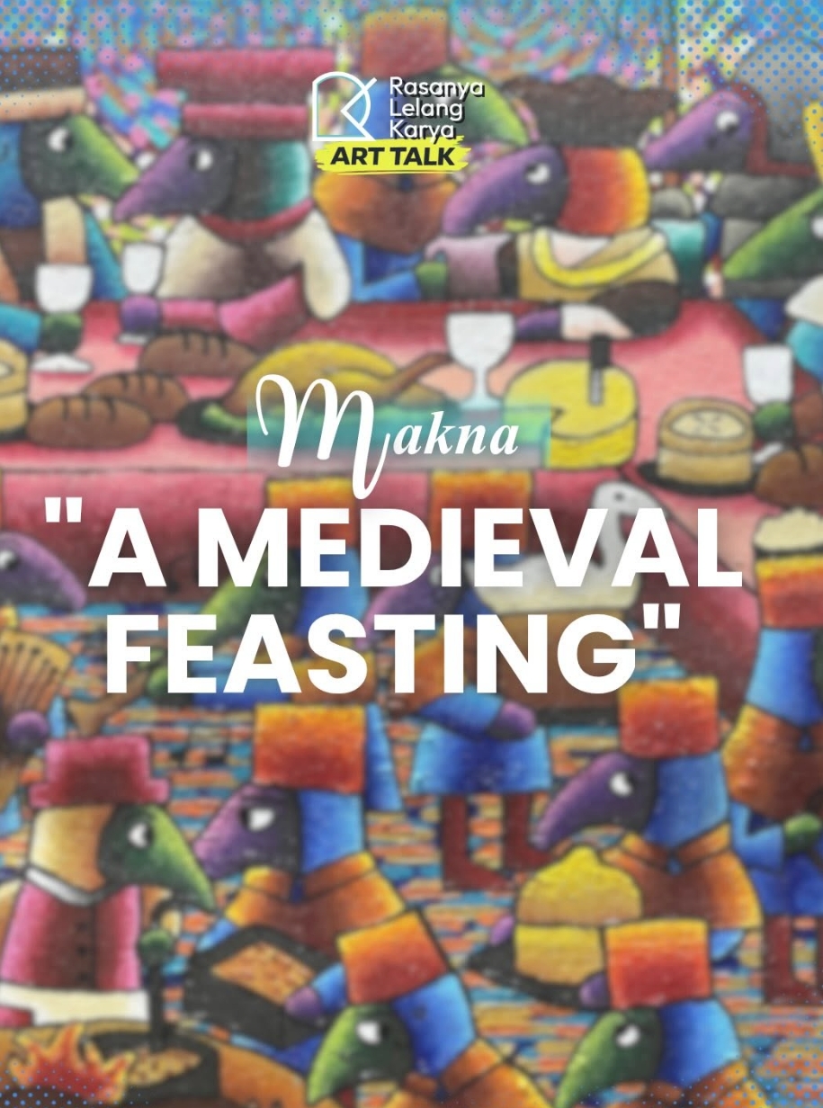 Airlangga Angkat Paranoia Kekuasaan Lewat Karya “A Medieval Feasting”
