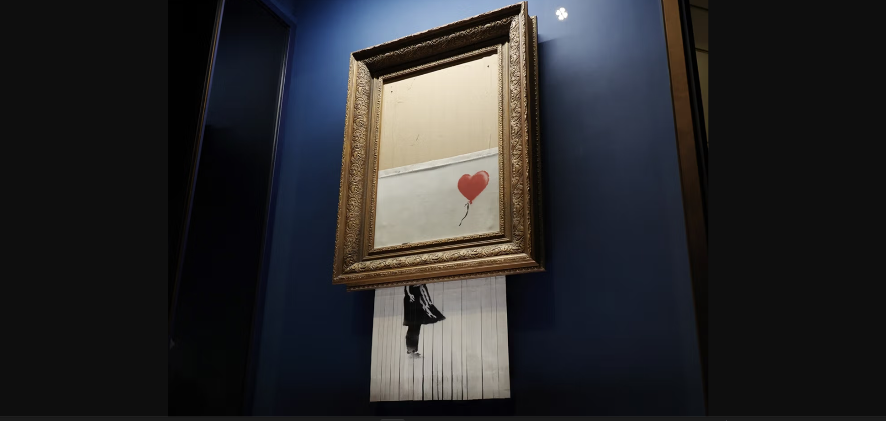 Lukisan Rp20 Miliar yang Menghancurkan Diri Sendiri