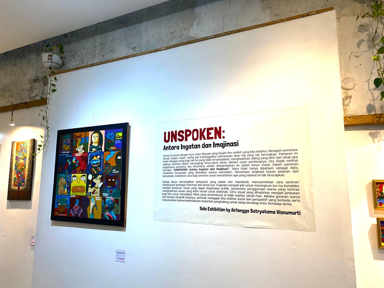 UNSPOKEN: Solo Exhibition 2026 oleh Airlangga Satyaryatma Wisnumurti Hadir di TAN Art Space Semarang
