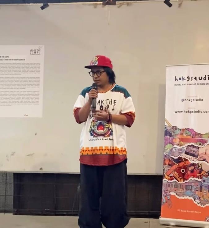 Arief Hadinata Ungkap Makna “Break the Loops” Saat Pembukaan Pameran di Semarang