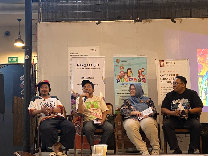 Adin Hysteria: Seni Bukan Satu-satunya Media Ekspresi dalam Artist Talk “Patchwork Workinside The Loops”