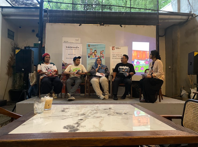 Perspektif Psikologi Warnai Artist Talk “Patchwork Workinside The Loops”, Bahas Makna Karya Seni