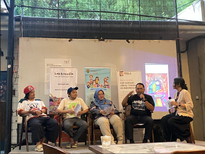 Dosen Psikologi Tekankan Seni sebagai Media Awal, Pentingnya Konsultasi Lanjutan Disorot dalam Artist Talk