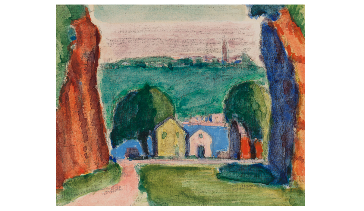 Pesona Ekspresionisme dalam Goresan Mungil: Menilik "Harlem River #2" Karya Oscar Bluemner